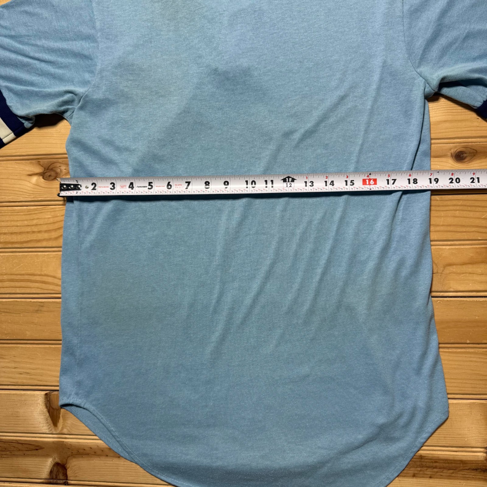 Vintage 80s 20 Vision KTXH-TV Houston Baseball Jersey Shirt USA Made Size Large gallery