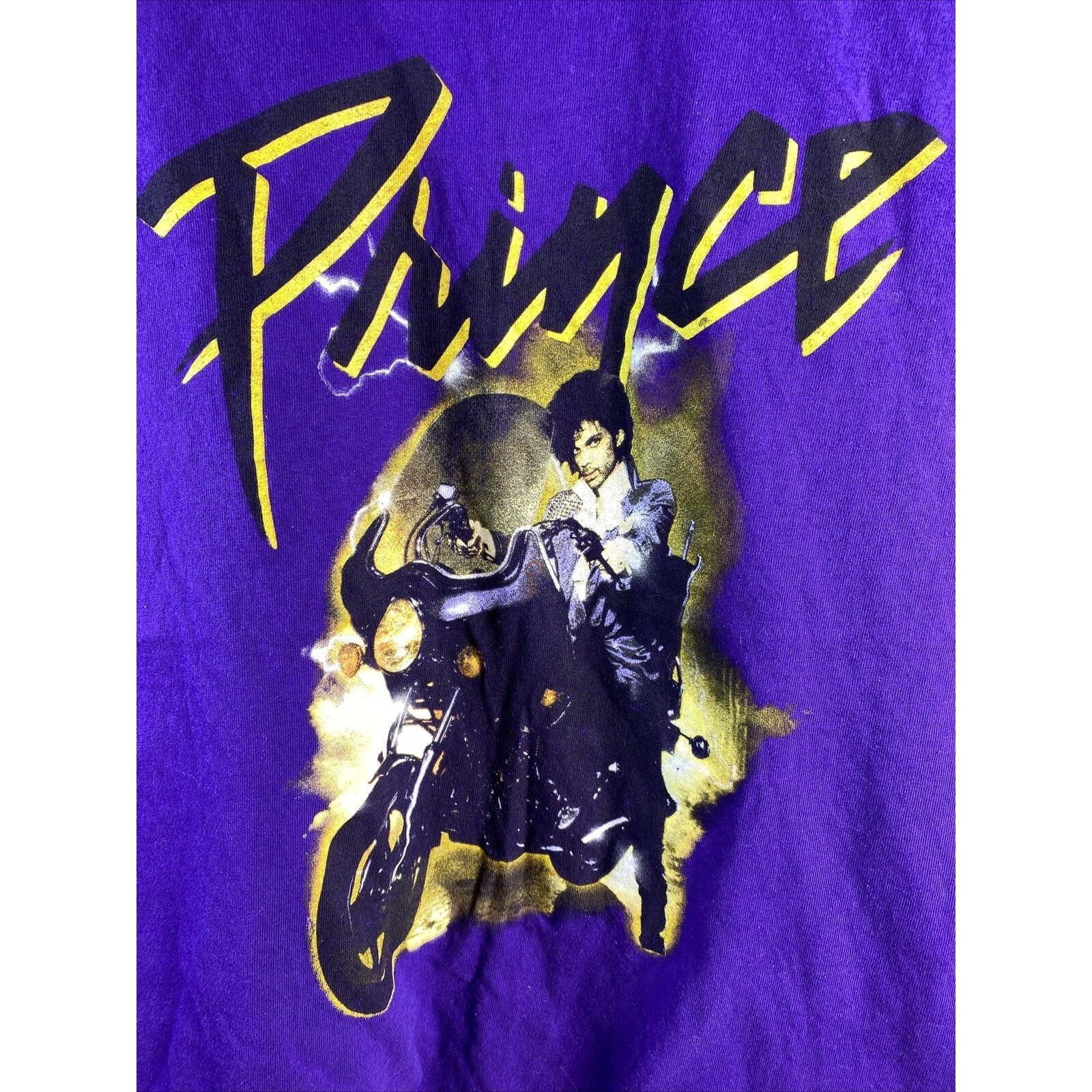Prince Estate Purple Graphic T-Shirt Men's Large 42-44 Short Sleeve gallery