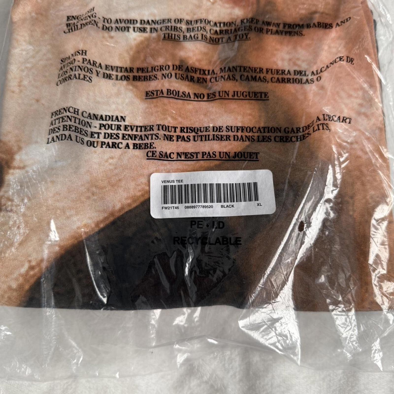 2021 Supreme Venus Tee 'Black' gallery