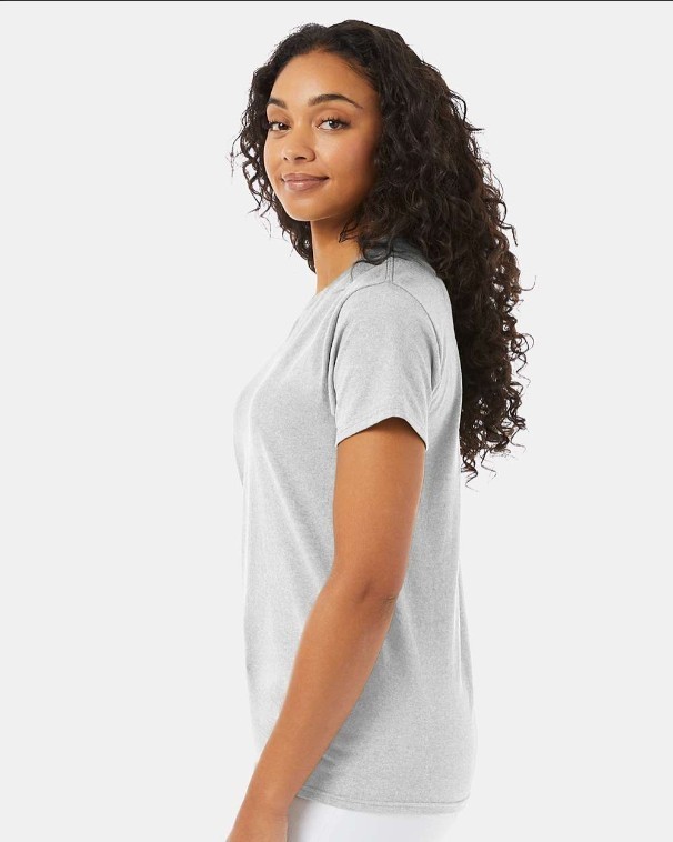 Hanes 5170 5XL EcoSmart Crewneck Short Sleeve Tee Unisex Pit to Pit 31" Ash gallery
