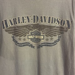 Harley-Davidson olive green graphic tshirt. Sz XL. From Pensacola FL. 2007.