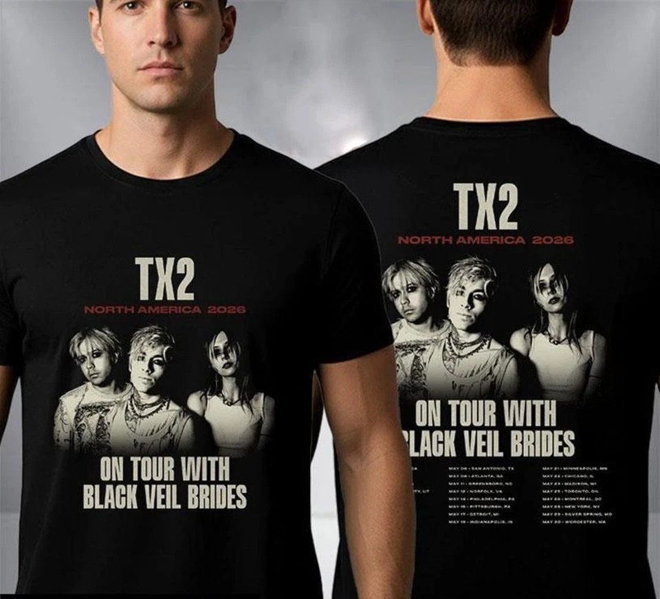 TX2 North America Tour 2026 Shirt gallery