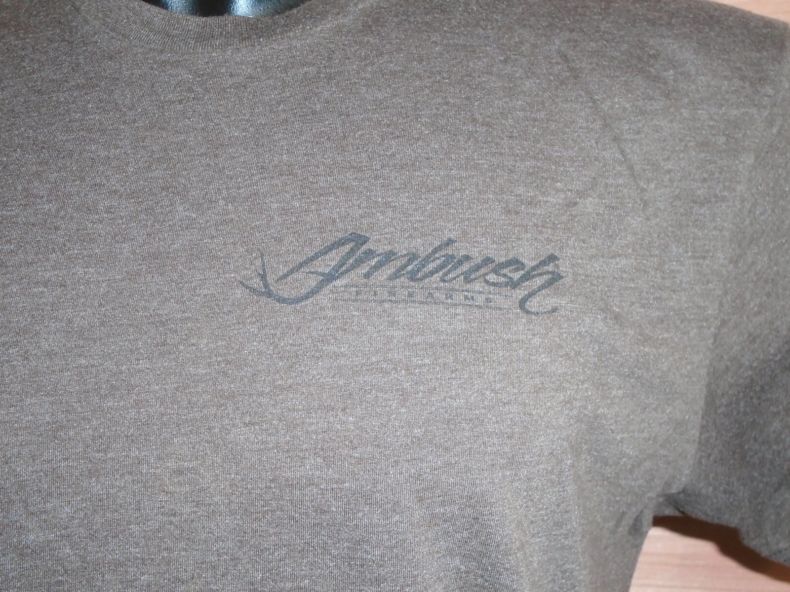 Ambush Firearms Brown Short Sleeve Cotton T-Shirt Adult Size Medium gallery