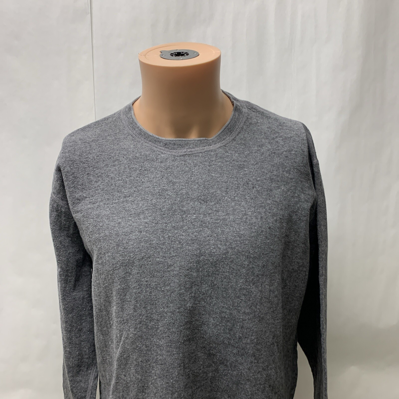 L L Bean mens large reg 2 Layer Shirt Crewneck Long Sleeve Cotton Wool Nylon gallery