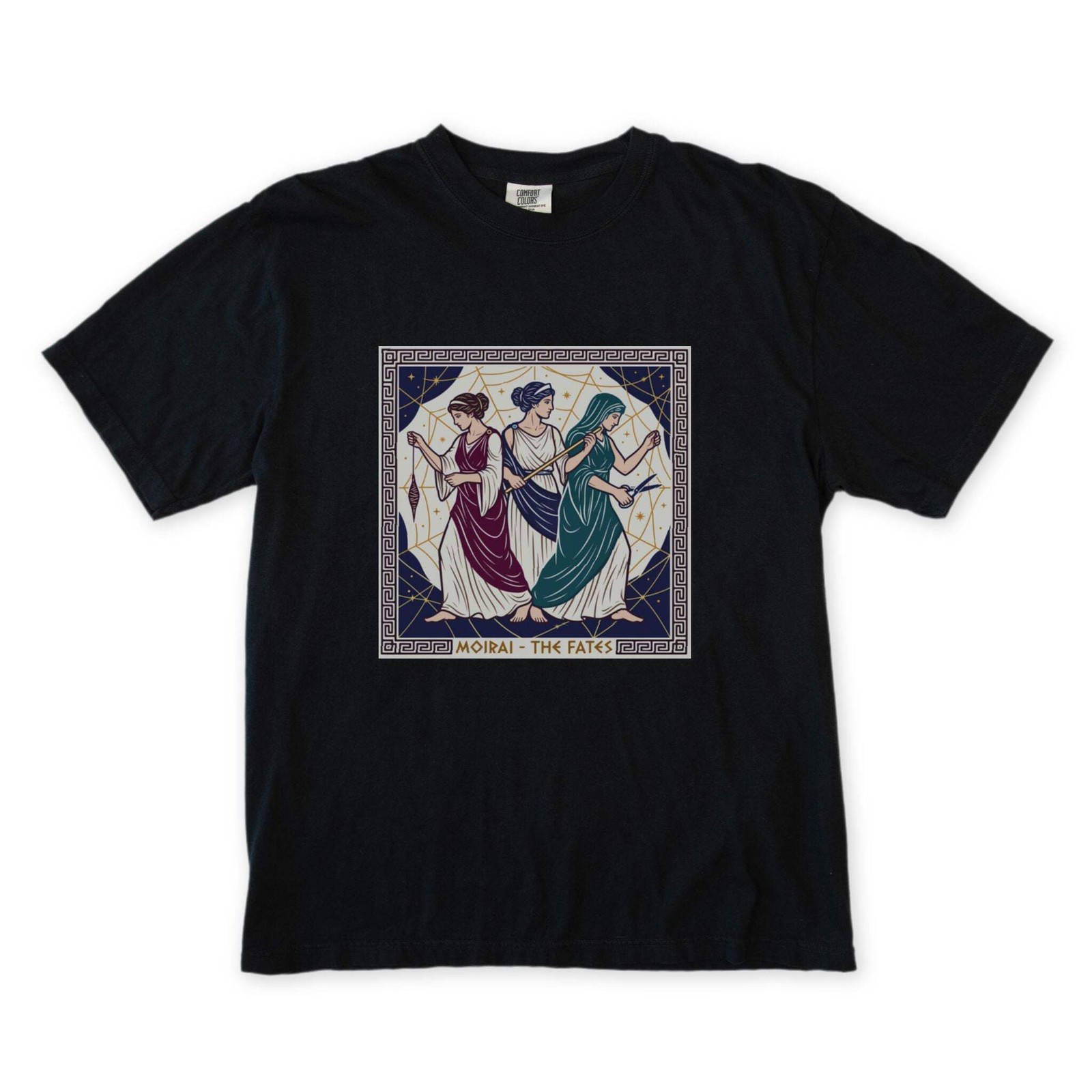 Moirai The Fates Greek Mythology T-Shirt | Ancient Greek Goddesses Tee