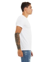 Bella + Canvas 3001CVC 3XL Solid White Blend CVC Jersey Unisex Tshirt