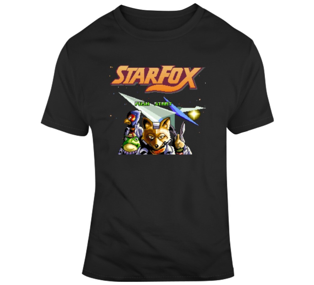 Retro SNes Star Fox Video Game Fan T Shirt gallery