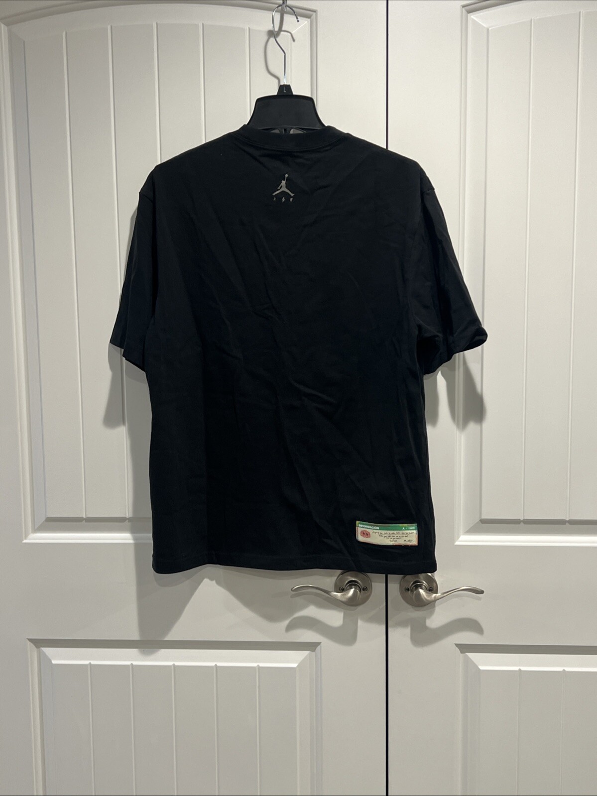 Nike Men's Air Jordan x J Balvin Short Sleeve T-Shirt Black DR2962-010 SZ Medium gallery