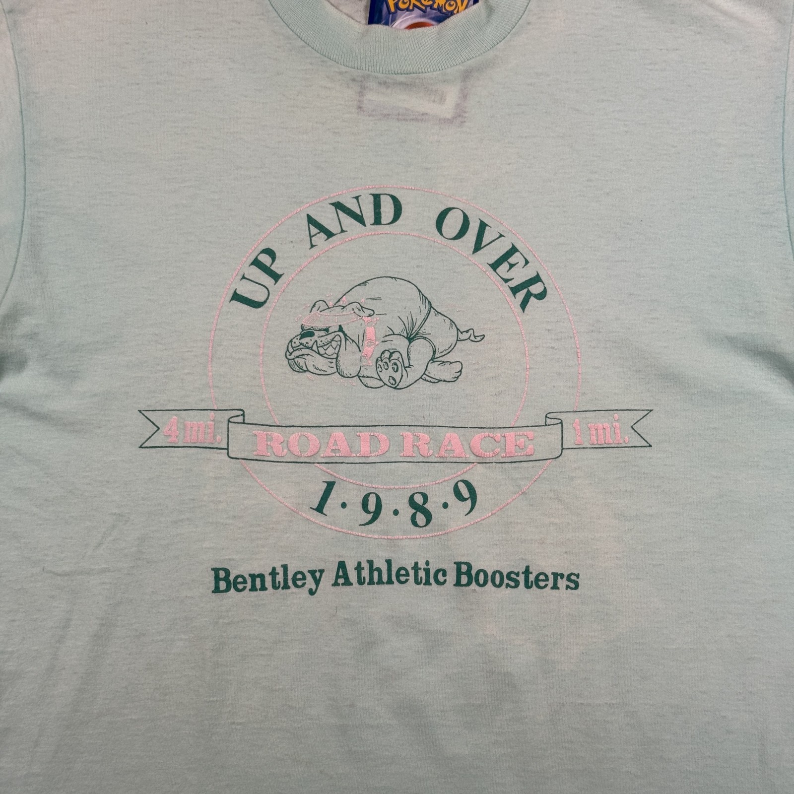 Screen Stars T-Shirt Men's L Teal Vtinage 90's Up And Over Road Race Mcdonalds gallery