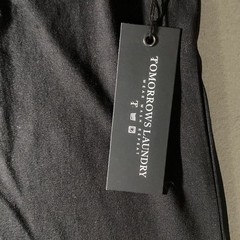 Tomorrows Laundry Modern Essential Tee Black Size Small $75 MSRP NWT