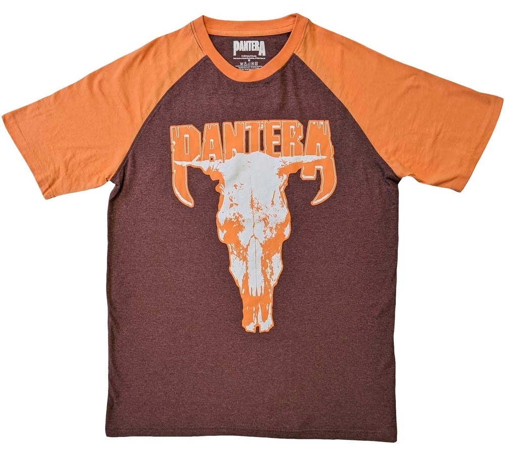 Pantera ‘Skull’ (2 Tone) Raglan T-Shirt