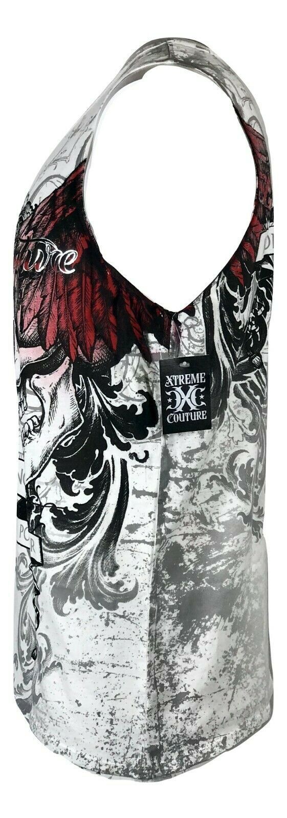 Xtreme Couture by Affliction Men's Tank Top Shirt Carnivore Skull Biker S-3XL gallery
