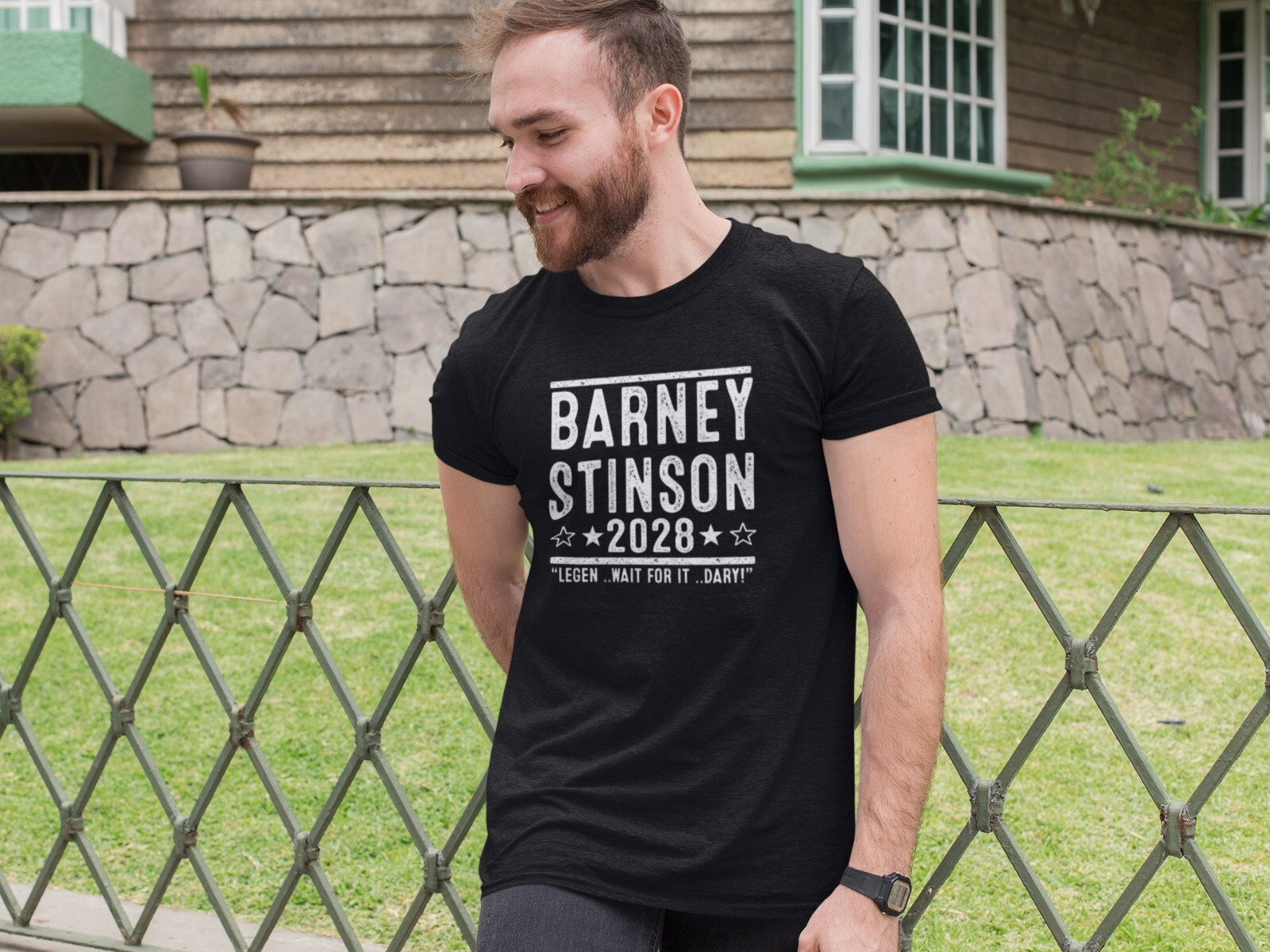 Barney Stinson 2028 Election - funny two and half men humor Xs-5x Unisex T-shirt gallery
