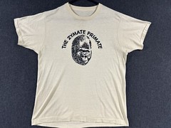 Zymark Zymate Primate Shirt Medium Distressed Vintage Single Stitch Rare