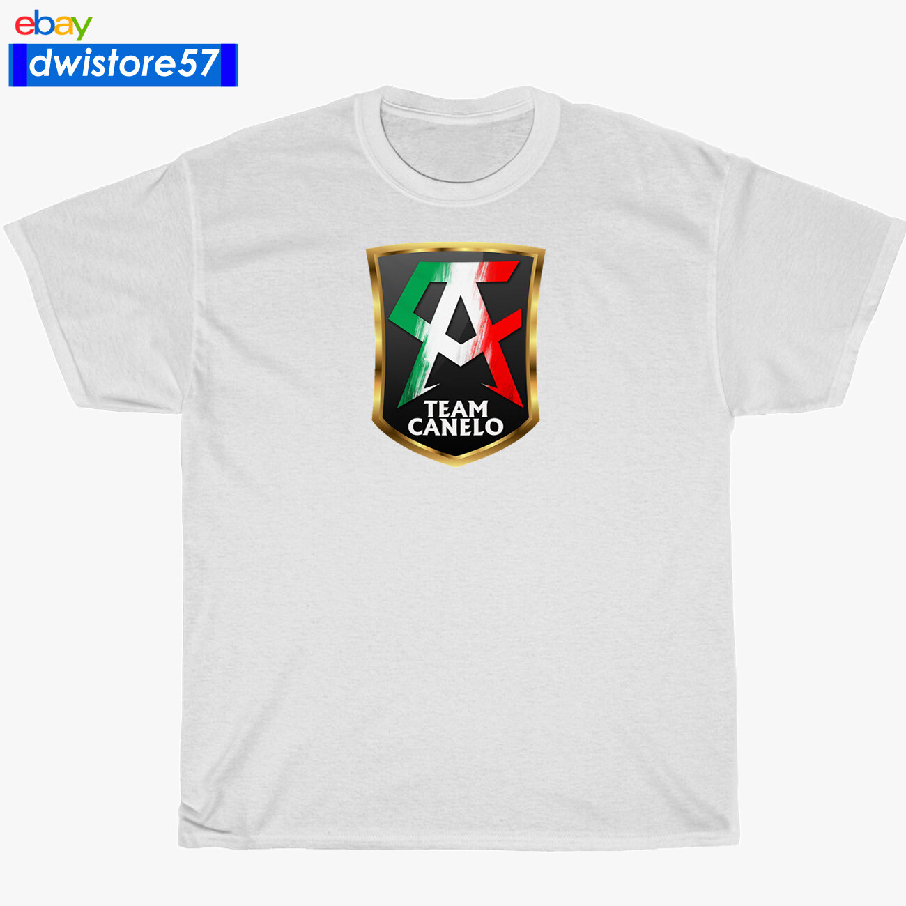 New Canelo Alvarez Boxing Team Logo Black/Navy/White/Grey Men’s T-Shirt S-5XL