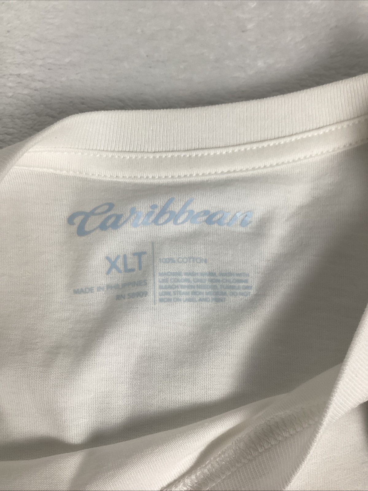 NEW Caribbean Mens Short Sleeve T Shirt Size XLT The Reel Life Style gallery