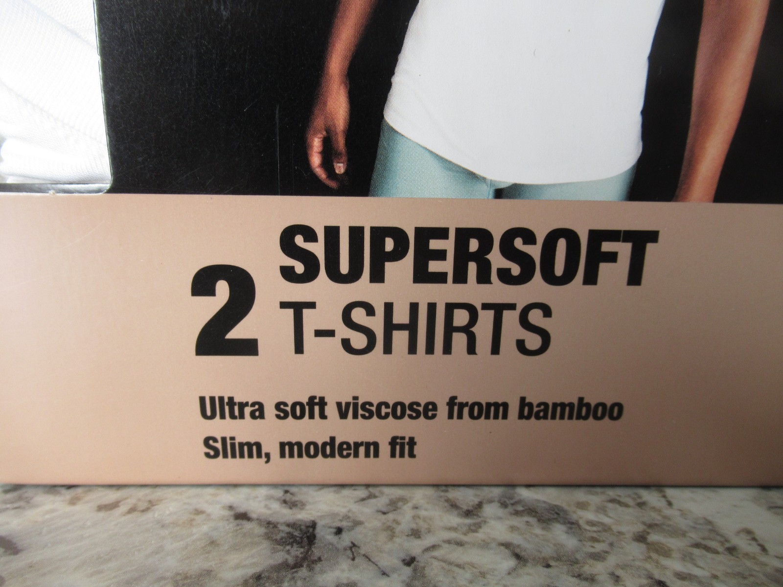 Hanes White T Shirts XL Tagless 4 Total Softest Fabric Supersoft Slim Modern Fit gallery