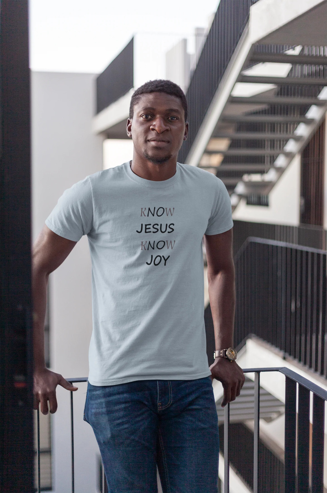 Next Level 3600 Soft Cotton Tee "KNOW JESUS KNOW JOY" gallery