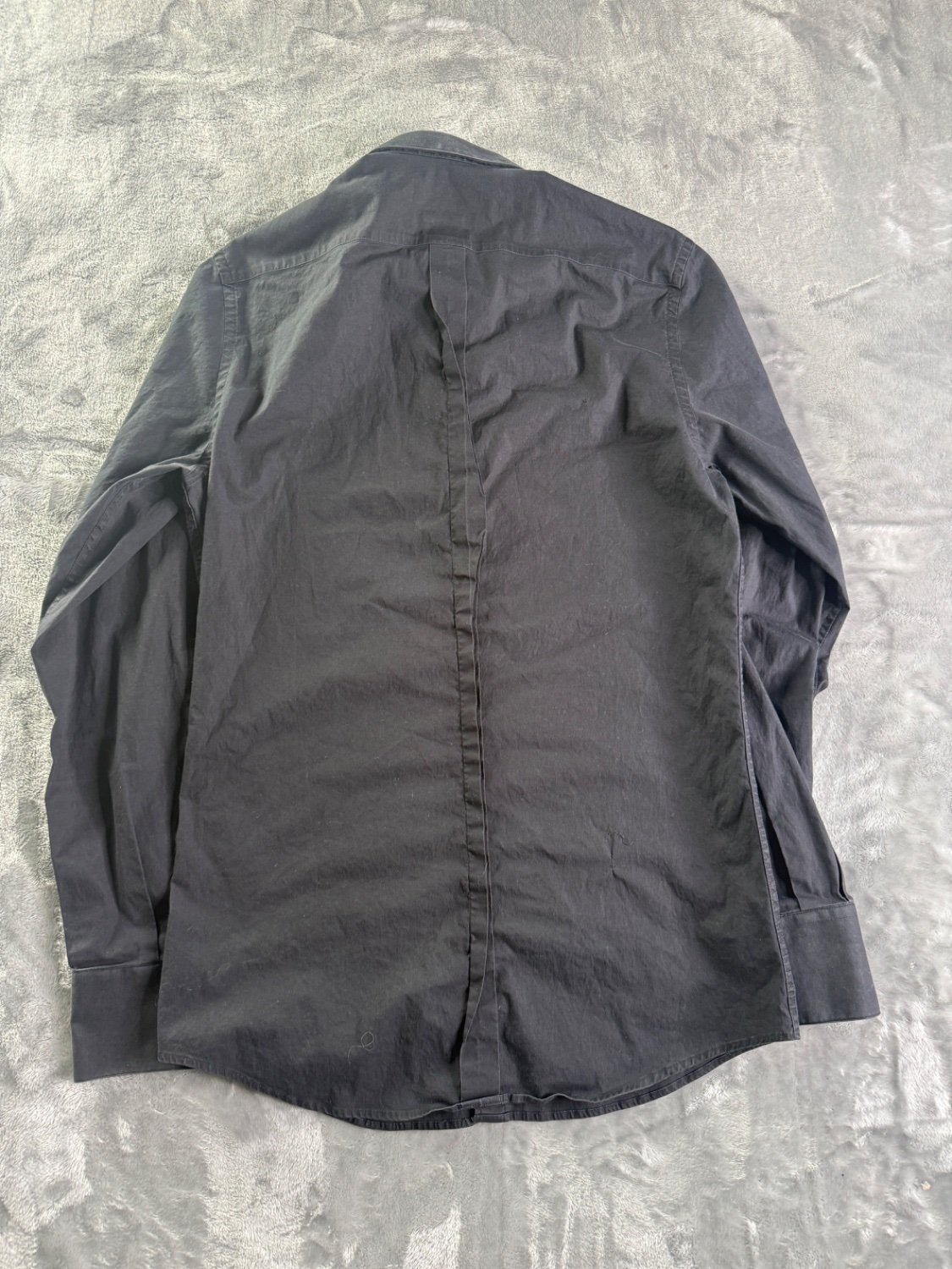 Dolce & Gabbana Gold Men's Dress Shirt Black Cotton Slim Fit Size 15 38 Italy gallery