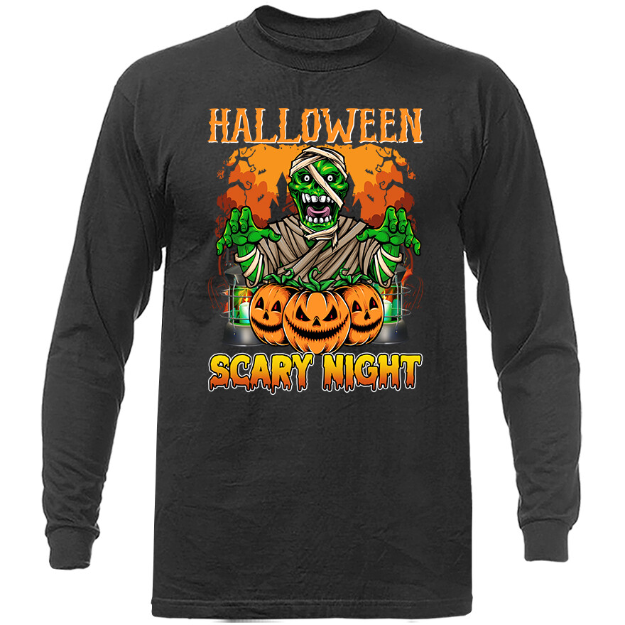 Halloween Costume Spooky Witches Pumpkin Ghost Graphic Long Sleeve gallery