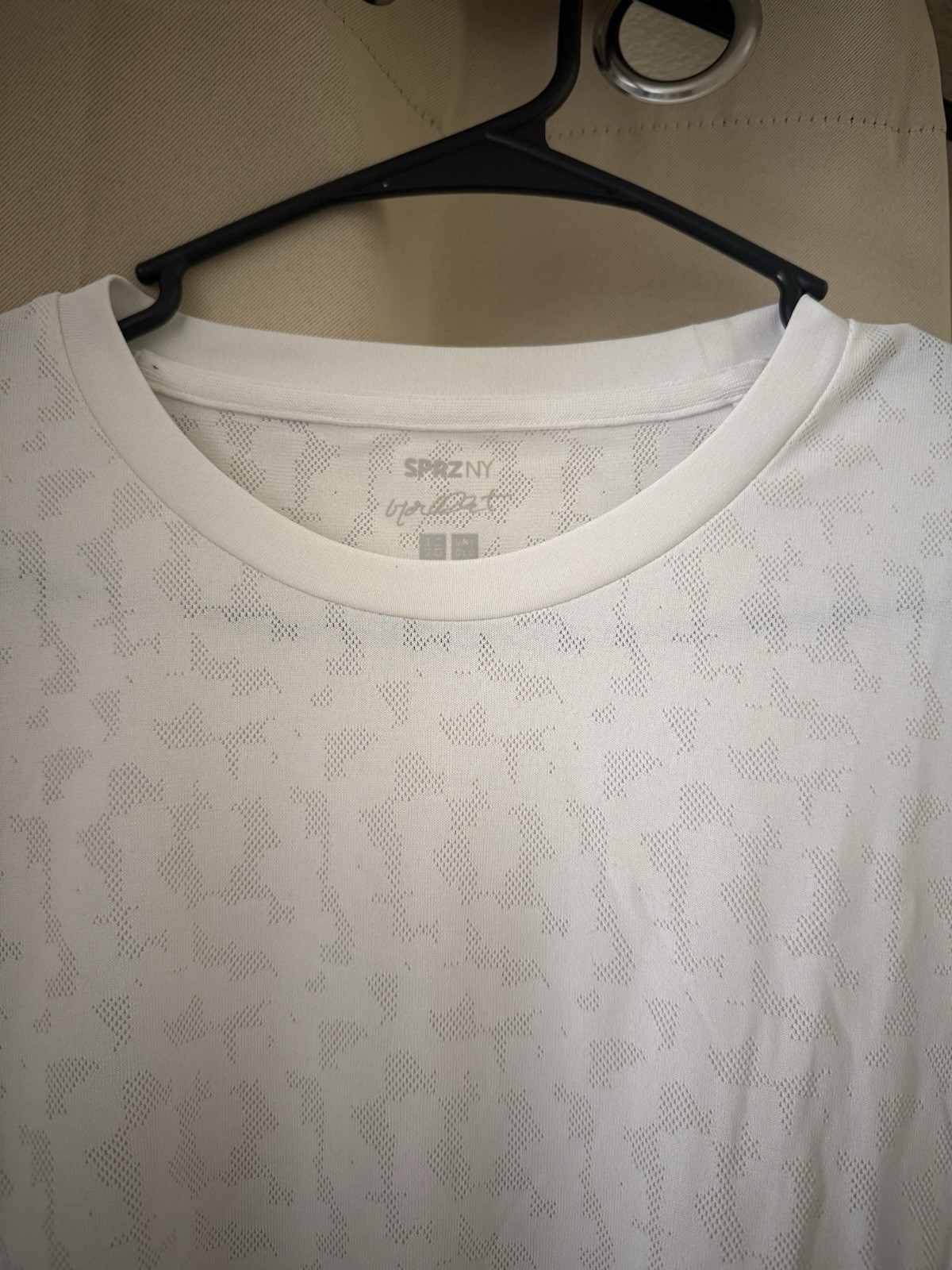 Francois Morellet × Uniqlo SPRZ NY T-Shirt Triangles Graphic Mens L Art Dry-Ex gallery
