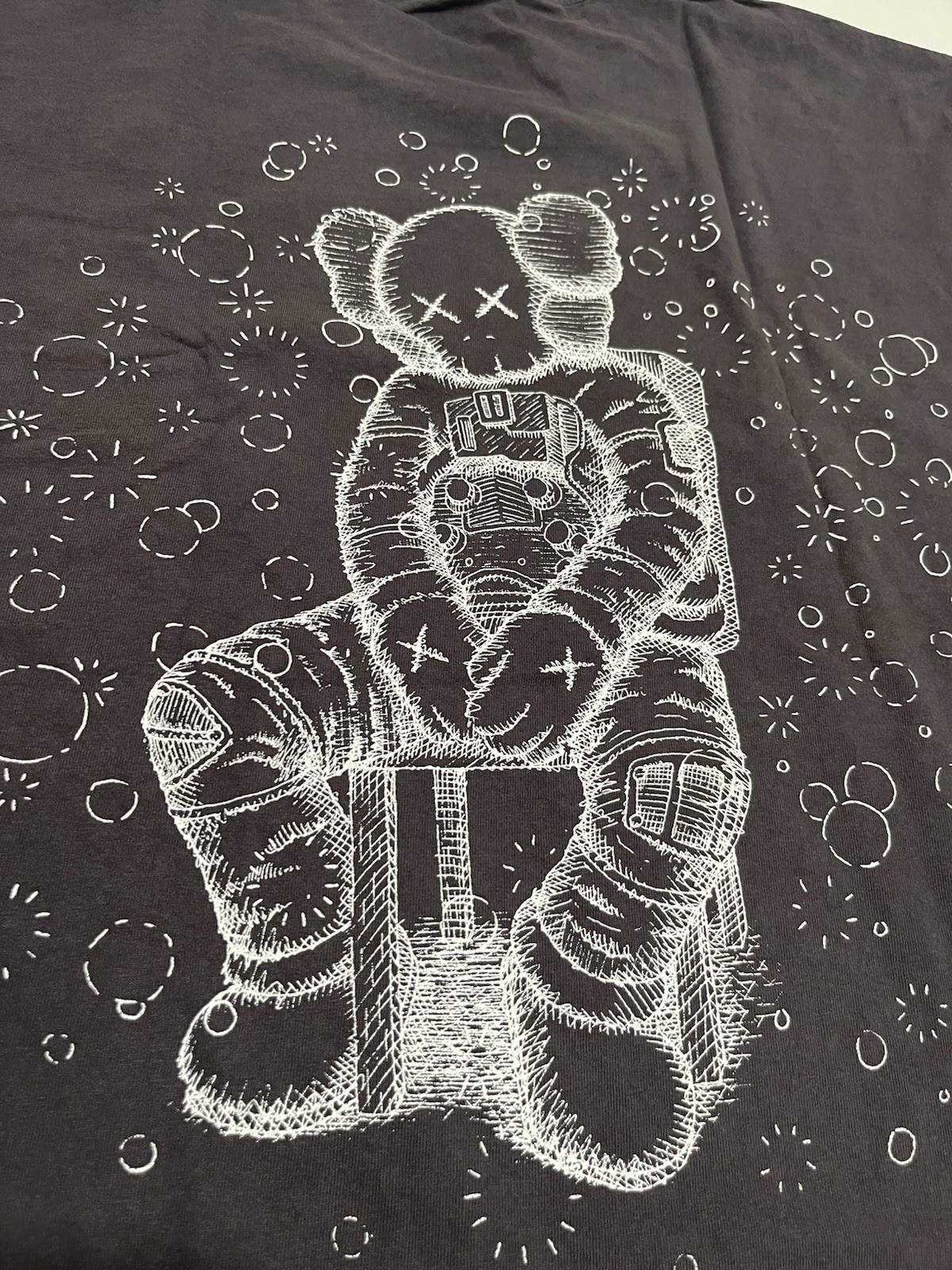 KAWS x Kid Cudi Moon Man Glow In The Dark Shirt Size XXL NWT gallery