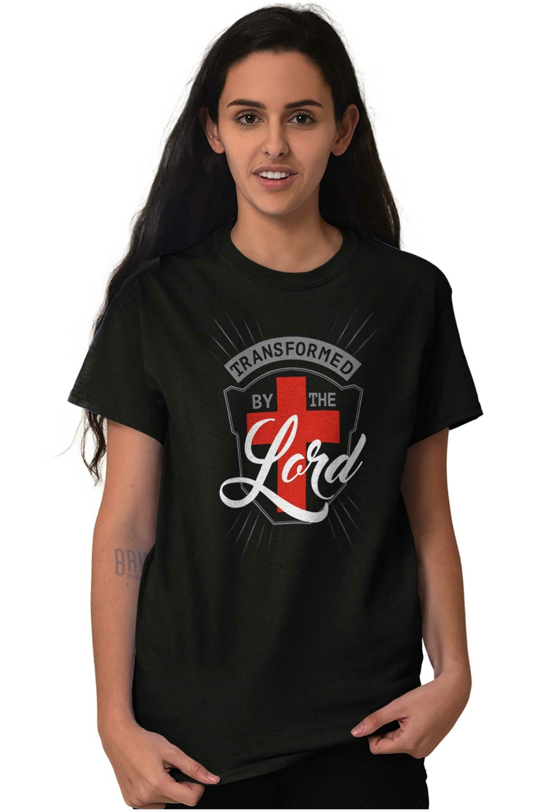 Transformed By The Lord Christian Jesus God Adult Short Sleeve Crewneck Tee gallery