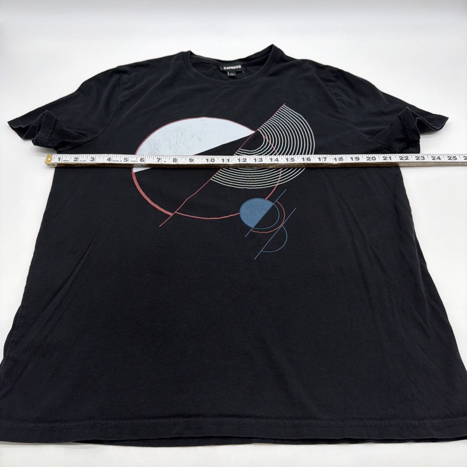 Express T-shirt Men L Black Graphic Print .#47216 gallery