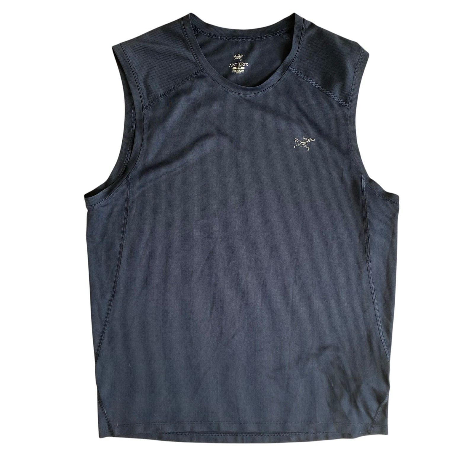 Arcteryx Sleeves Tee Shirt Navy Blue Lightweight Mesh Material gallery