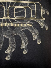 Tool 10,000 Days Vicarious Skeleton Wheel Medium Black Shirt 2007 18″ W x 24″ L