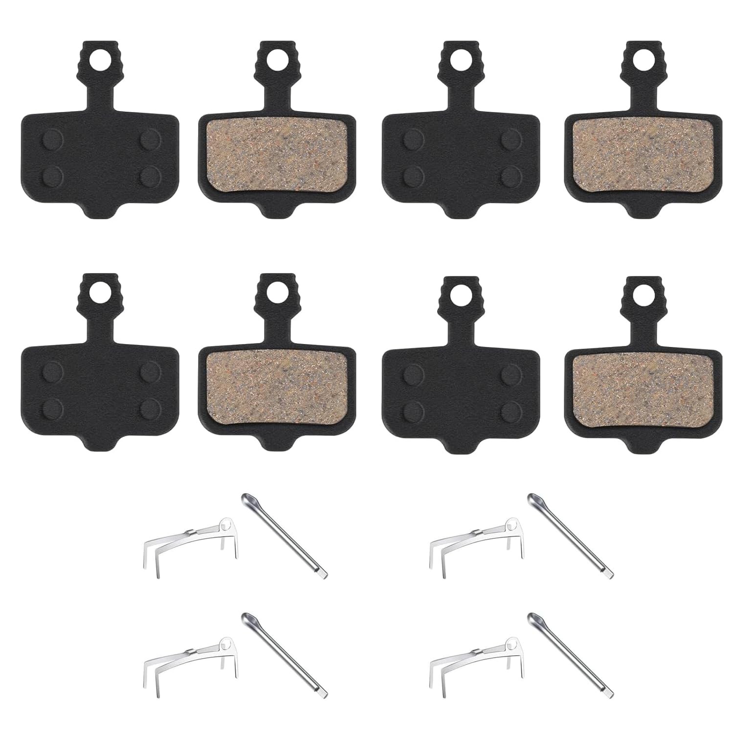 4 Pairs Bike Disc Brake Pads Compatible with SRAM Avid Elixir E1 E3 E5 E7 E9 ER