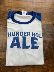 Bar Harbor Brewing Co Thunder Hole Ale Raglan Baseball Style Shirt XL Acadia NP