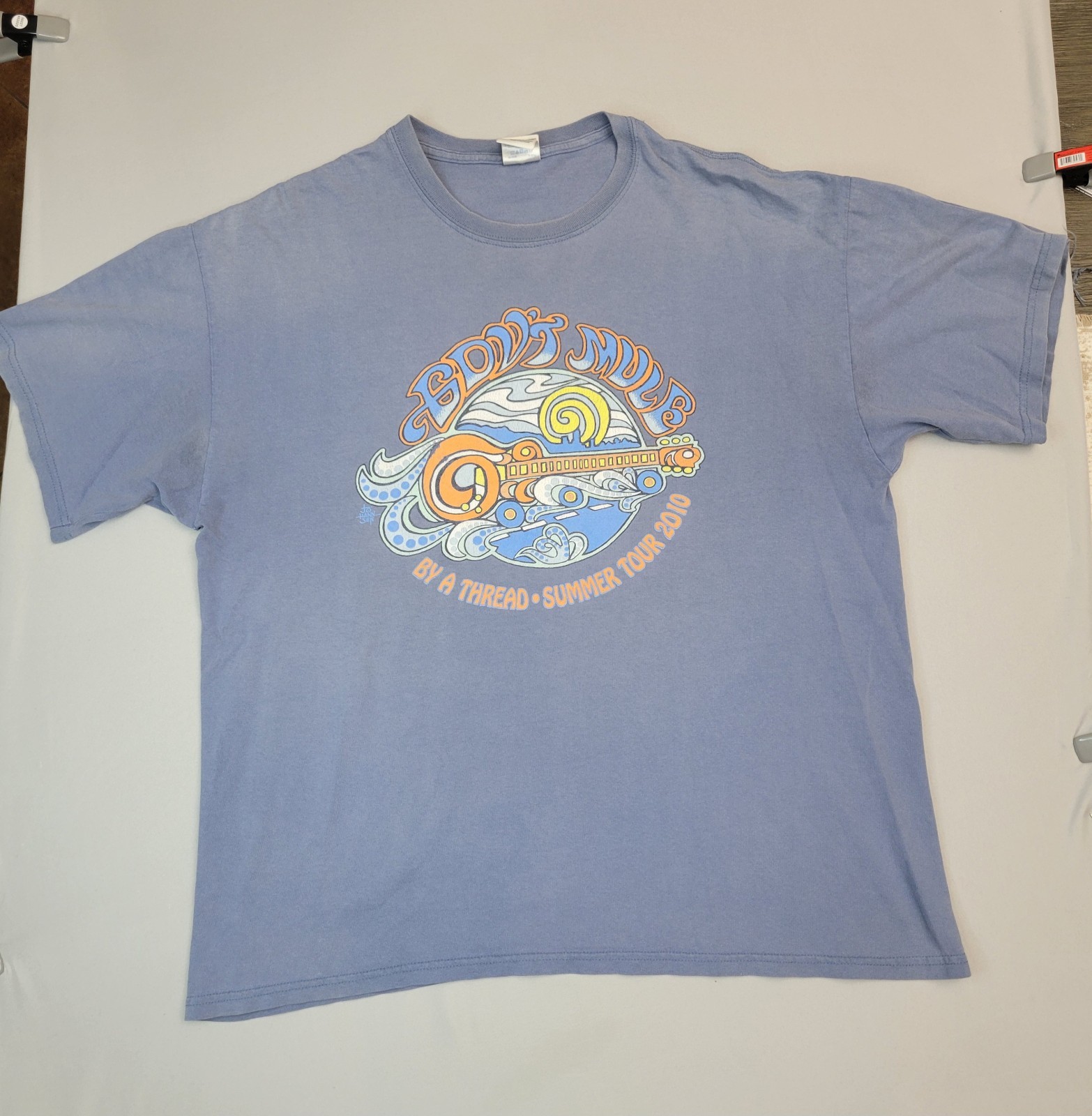 Govt Mule Vintage T-Shirt By A Thread Summer 2010 Tour Size XL gallery