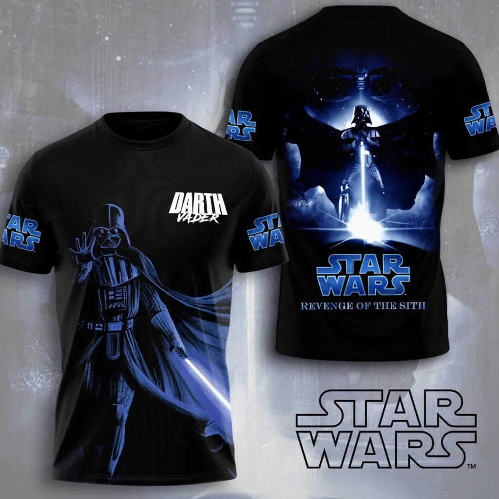 Star Wars Revenge Of The Sith T-shirt Size XS-6XL 3D Apparel All Over Print
