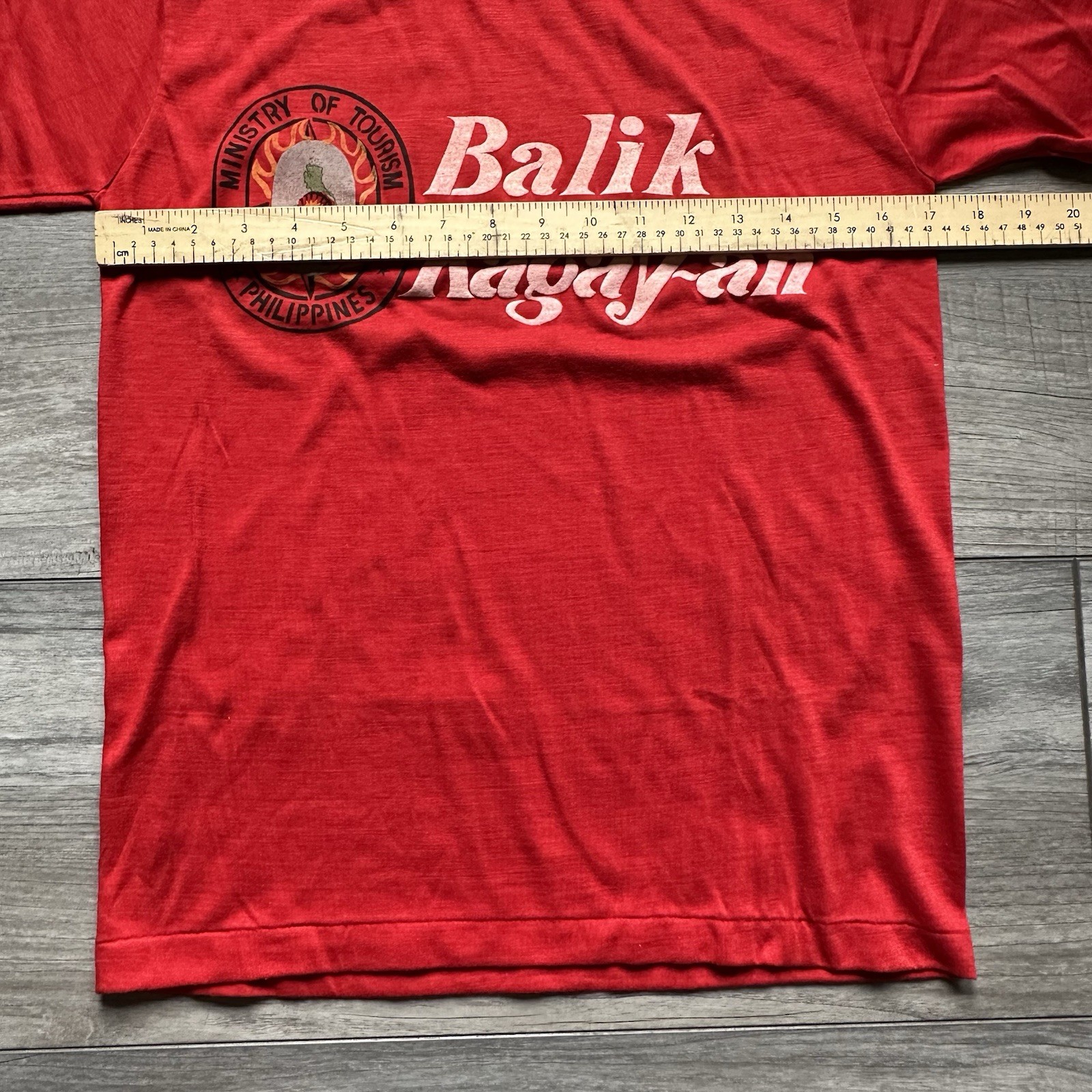 Vintage Philippines Ministry Of Tourism Balik Kagay An T Shirt 70s Souvenir L gallery