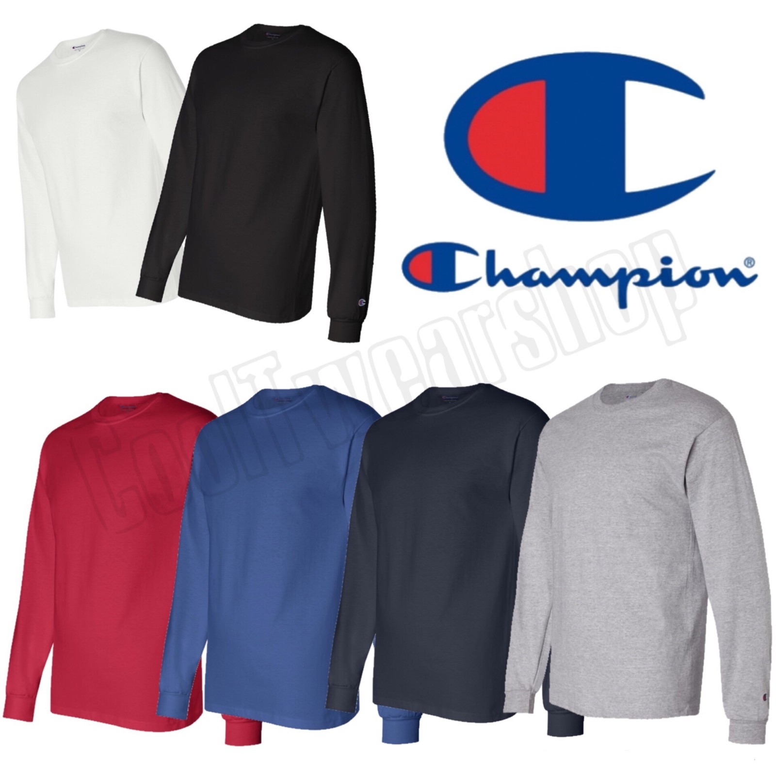 Champion CC8C Men Long Sleeves T-Shirt S,M,L,XL gallery