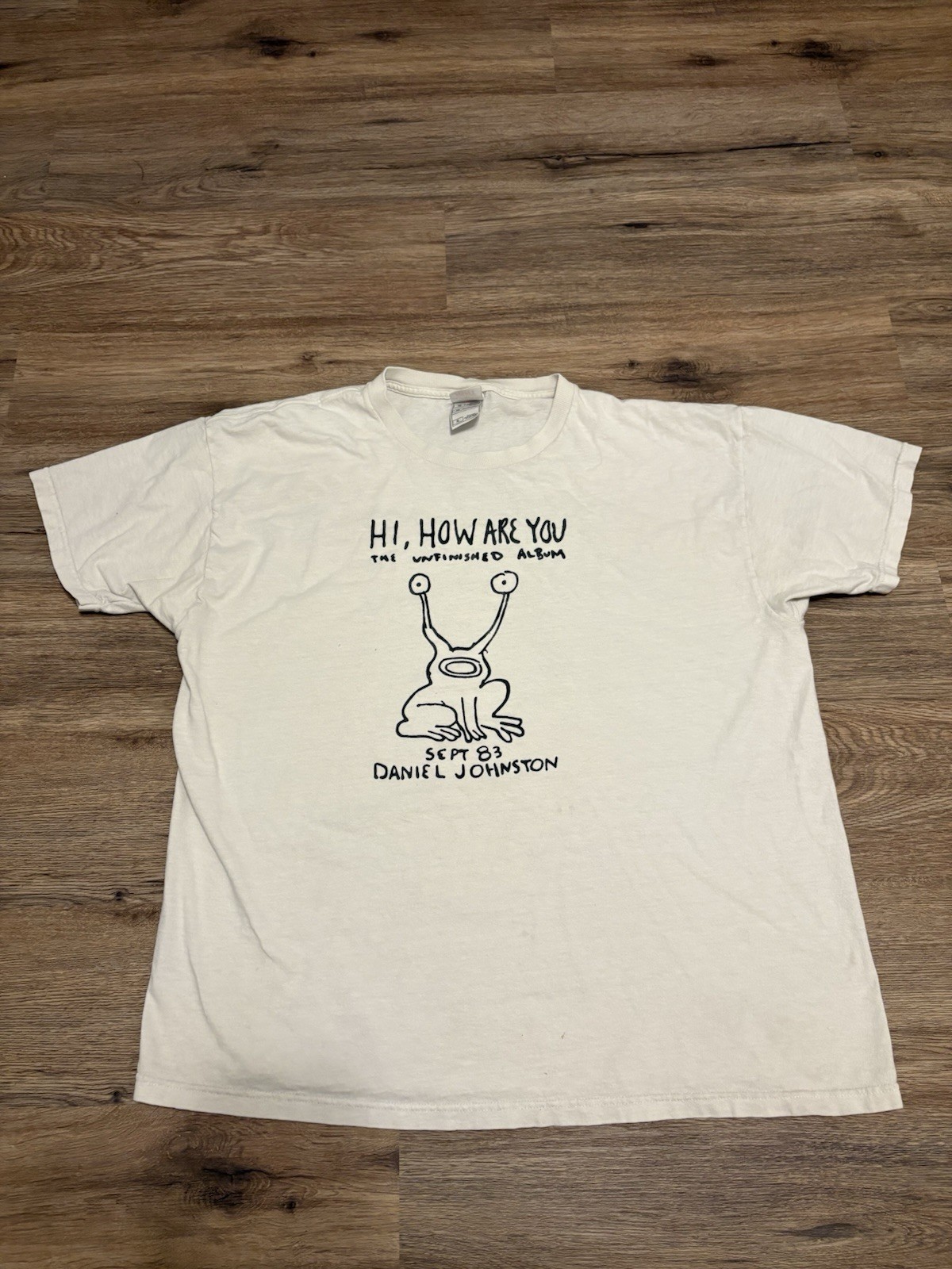 Vintage Daniel Johnston Hi How Are You T-shirt Size XL 90’s Y2K Kurt Cobain gallery