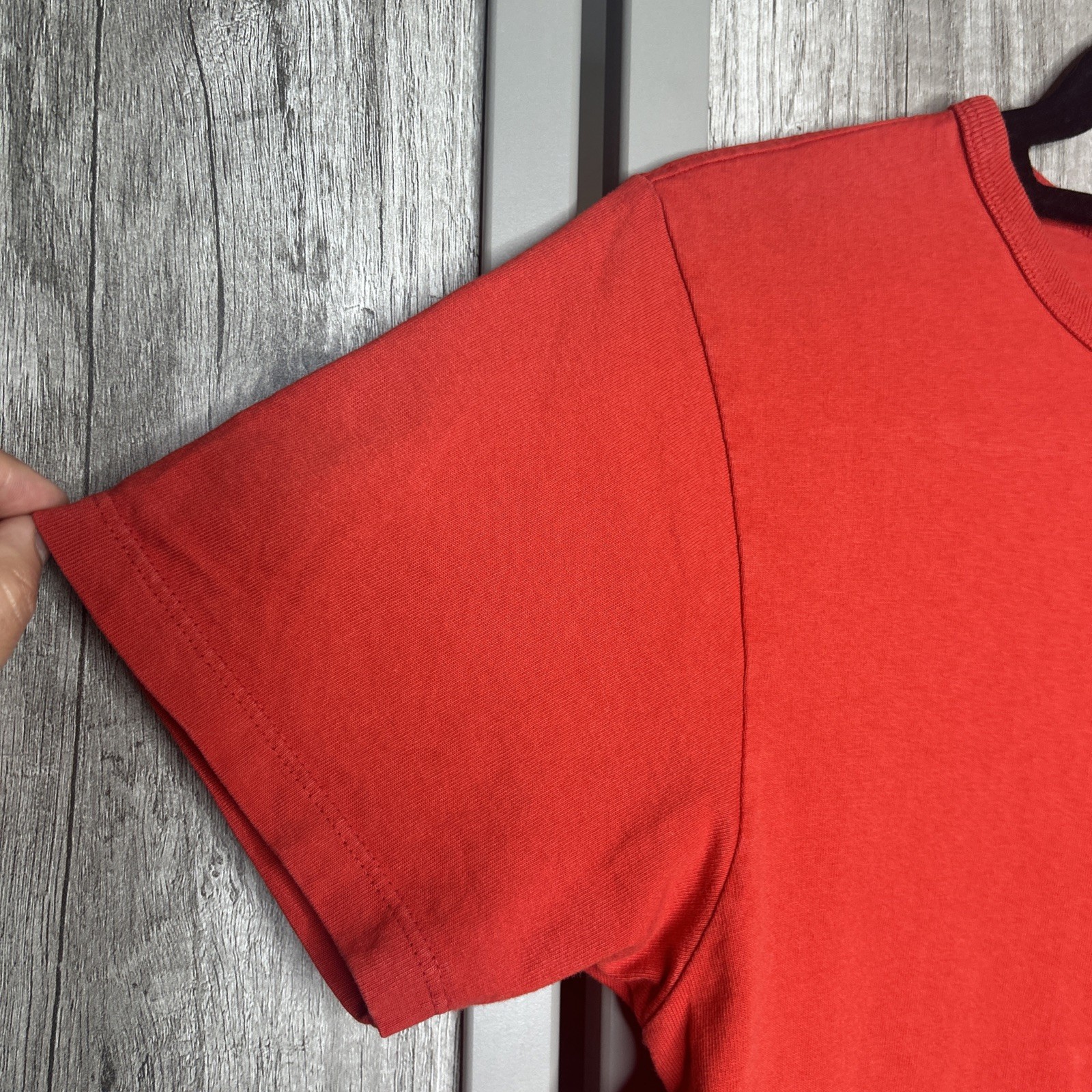 Lady Whtie Co T Shirt Size S Short Sleeves Minimalist Red Color Cotton gallery