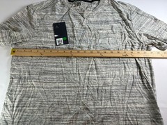 VRST Men’s Large Silver Shadow Marble Short Sleeve Essential Pocket Tee Breathe