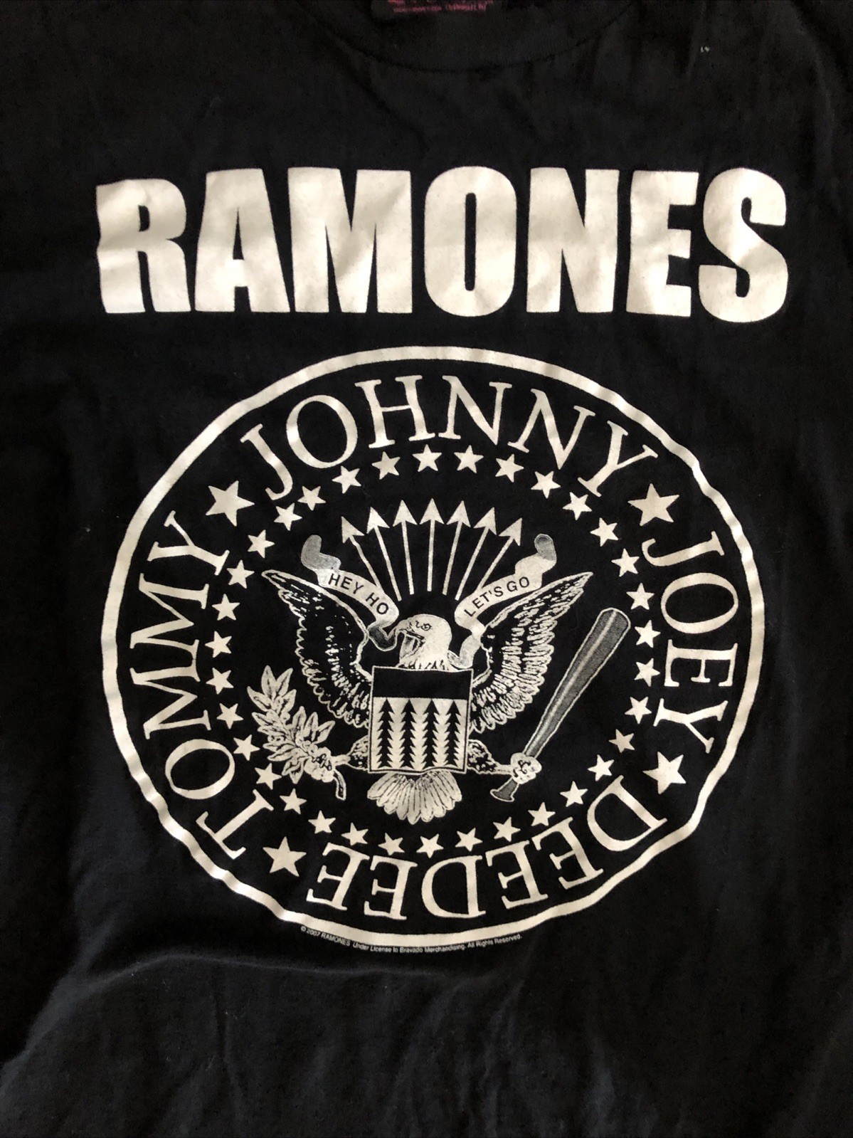 Vintage The Ramones Shirt Johnny Joey Dee Dee Tommy Seal Unisex Size Large gallery