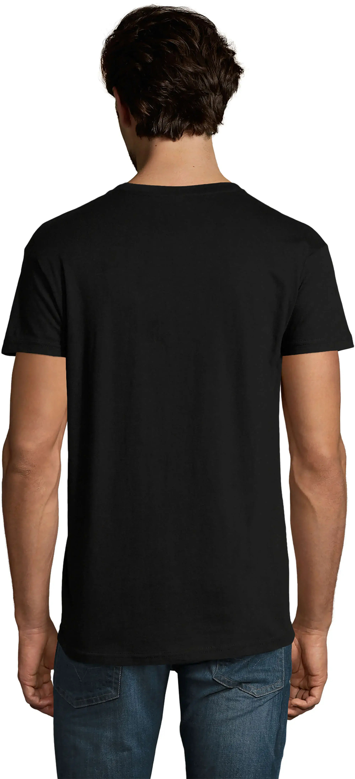 Men's Graphic T-Shirt V Neck Ho Ho Ho Merry Christmas From Quebec Eco-Friendly gallery