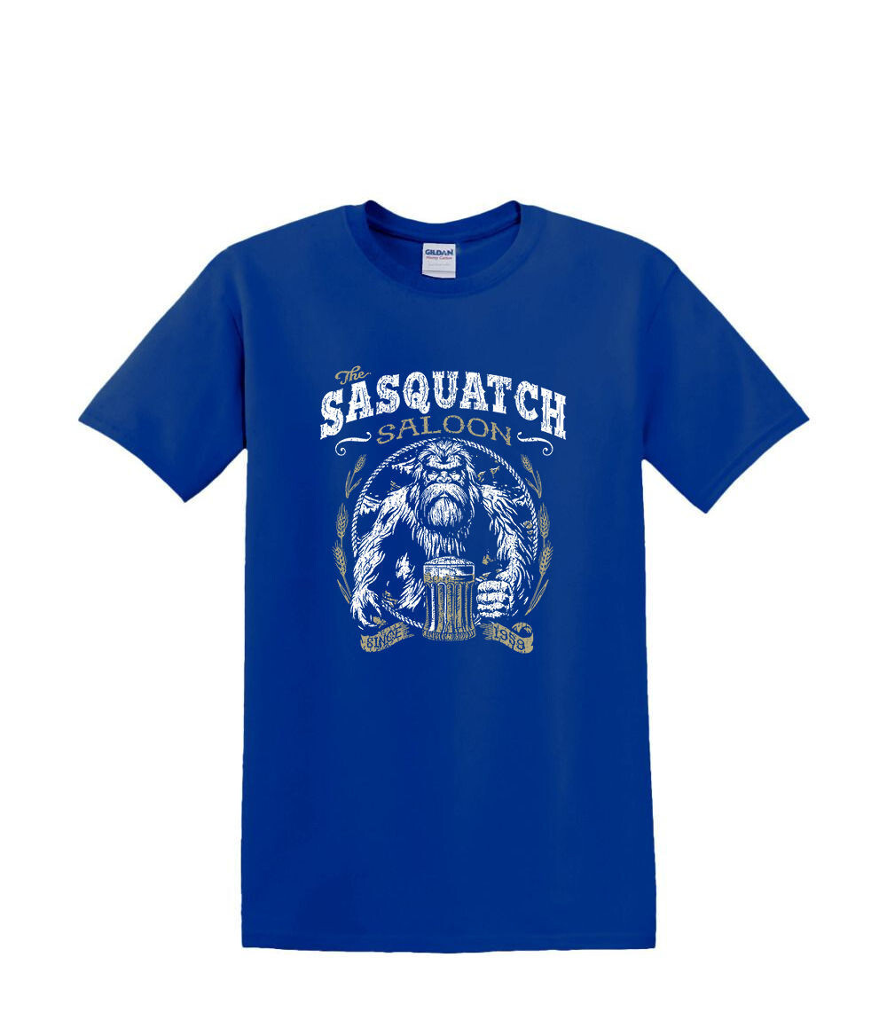 T-Shirt S to 2XL 3XL - SASQUATCH SALOON - BIGFOOT SASQUATCH FUNNY Adult gallery