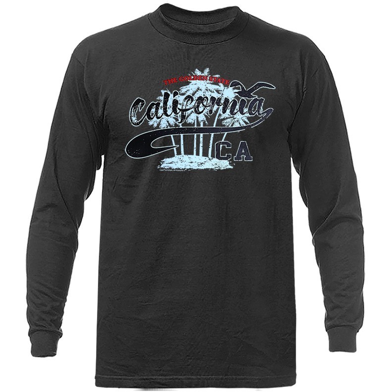 Golden State California Republic Cali Bear Cali Life Long Sleeve T-Shirt gallery