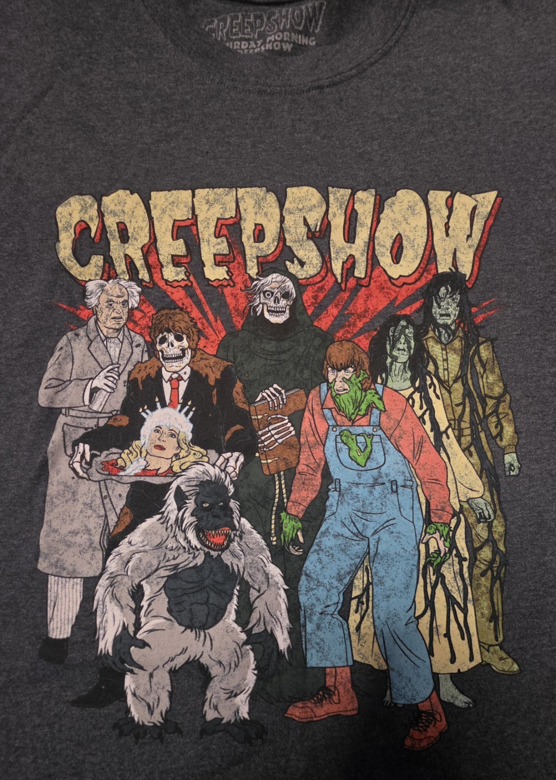 Fright Rags Creepshow Saturday Morning Cartoon Horror T-Shirt 3XL 2017 S King