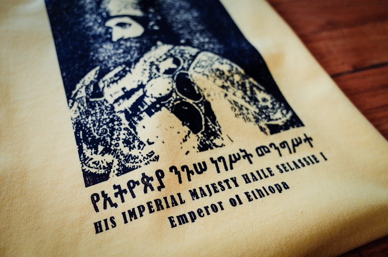 Vintage Haile Selassie I T-Shirt, Jah Rastafari, Africa, Rasta, Ethiopia, Reggae gallery