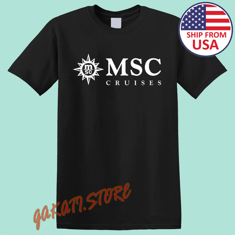 MSC Cruises Men's Black T-Shirt Size S-5XL gallery