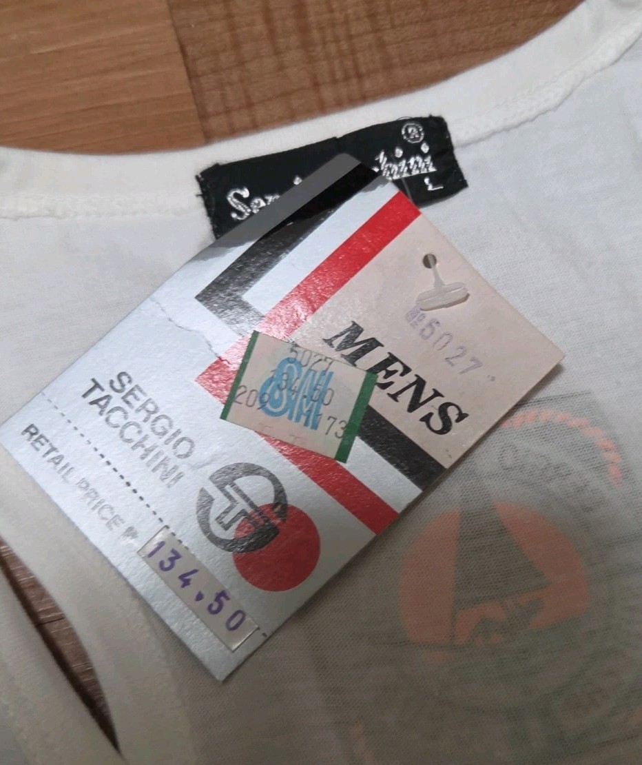 1980'a Or 1990'sSergio Tacchini Mens Vest Top L With Tags gallery