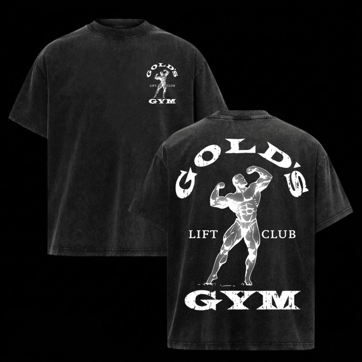 (Collection) Gold's Gym Shirt Heavy Cotton Bodybuilding Gym Shirts For Men Top gallery