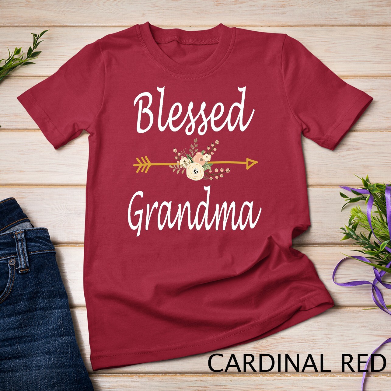 Blessed Grandma Shirt Thanksgiving Christmas Gifts Cute Unisex T-shirt gallery