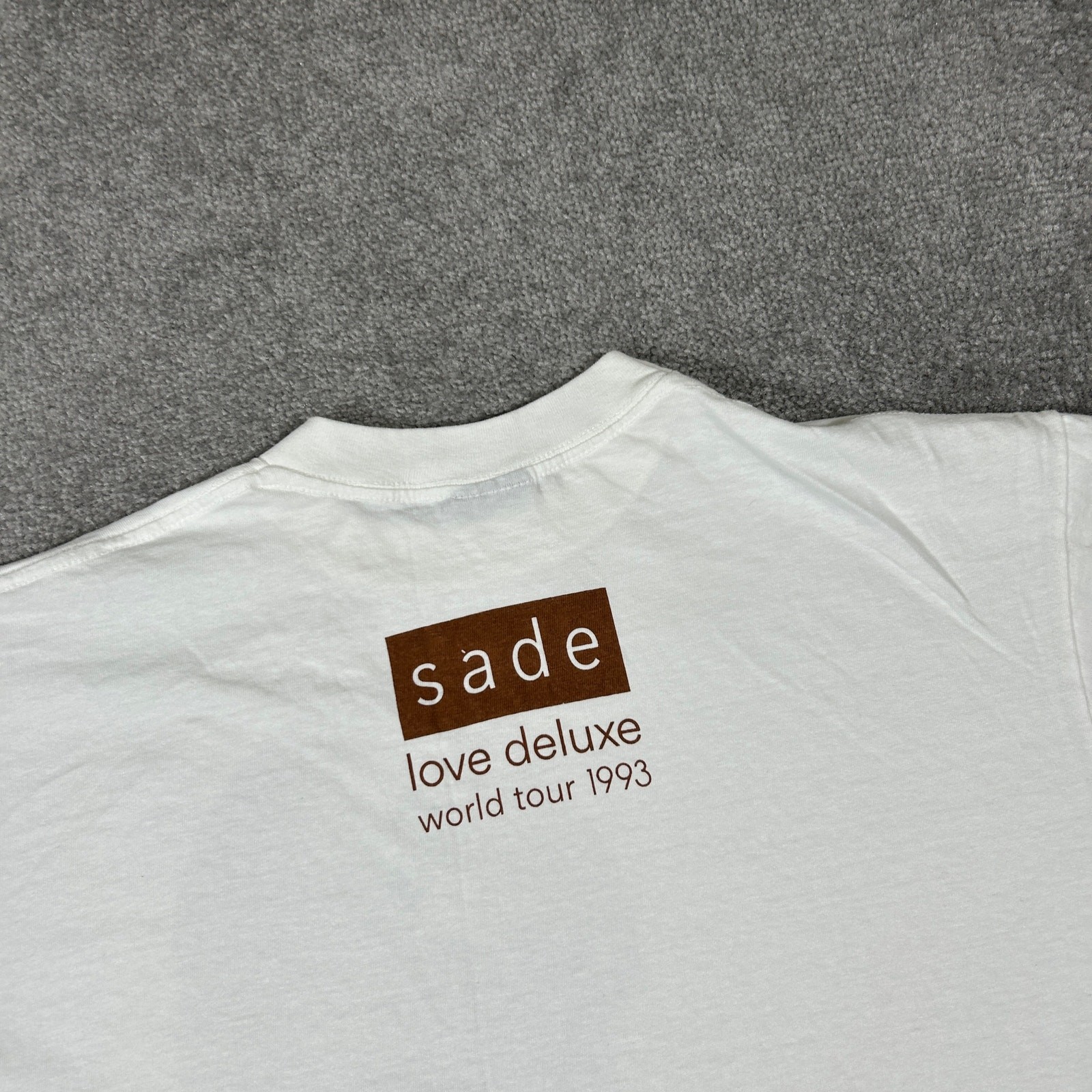 Vintage Sade Love Deluxe 1993 World Tour Sz XL Single Stitch Reprint T-Shirt gallery